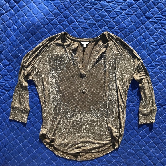 Lucky 2 for $10 Printed Henley - Picture 3 of 8